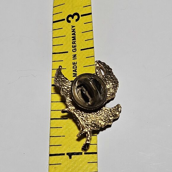 *Sale* Trinity Broadcasting Network Warrior Angel Pin Gold Tone Aprx 1 inch - Picture 5 of 10